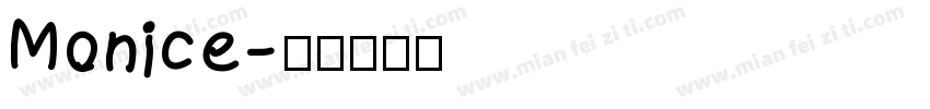 Monice字体转换