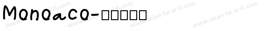Monoaco字体转换