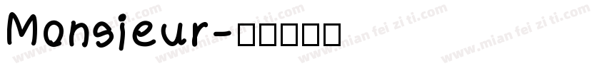 Monsieur字体转换