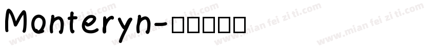 Monteryn字体转换