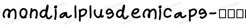 mondialplusdemicaps字体转换