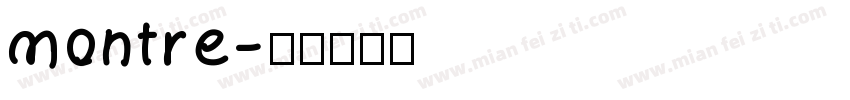 montre字体转换