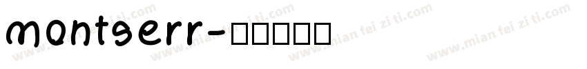montserr字体转换