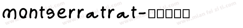 montserratrat字体转换
