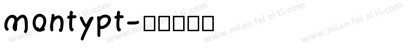 montypt字体转换