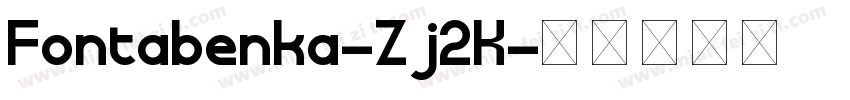Fontabenka-Zj2K字体转换