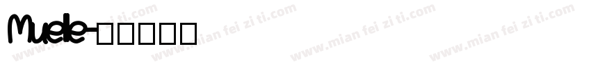 Muelle字体转换