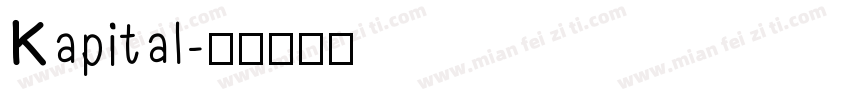 Kapital字体转换