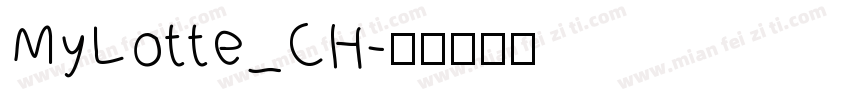 MyLotte_CH字体转换