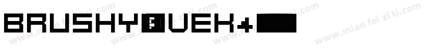 Brushy-OVEK4字体转换