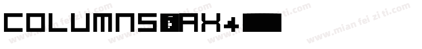 Columns-0aX4字体转换
