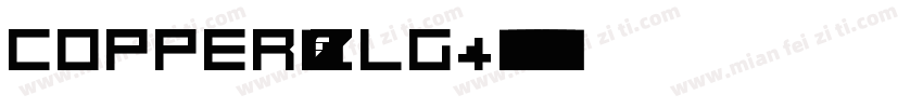 Copper-zlg4字体转换