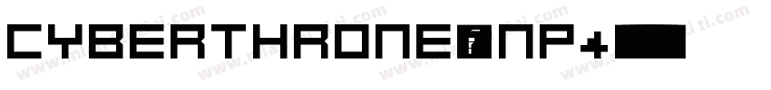 Cyberthrone-7nP4字体转换