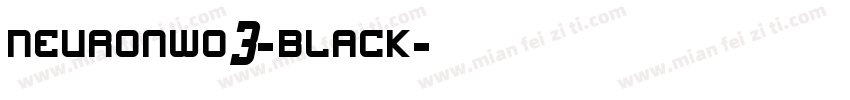 NeuronWo3-Black字体转换