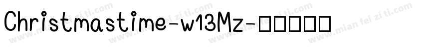 Christmastime-w13Mz字体转换