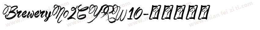 BreweryNo2CYRW10字体转换
