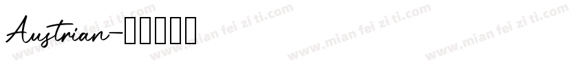 Austrian字体转换