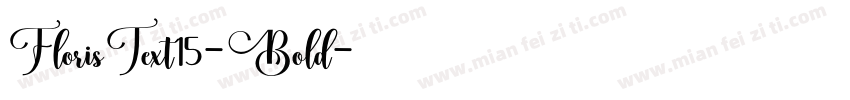 FlorisText15-Bold字体转换