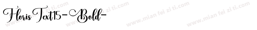 FlorisText15-Bold字体转换