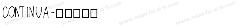 Continua字体转换