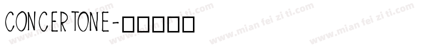 concertONE字体转换