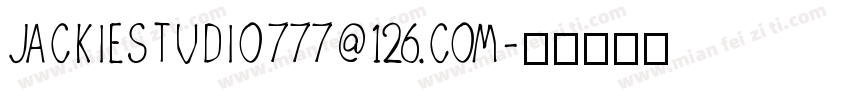 jackiestudio777@126.com字体转换