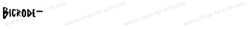 Bicrode字体转换