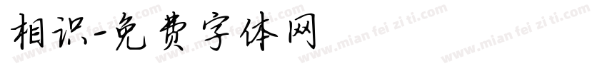 相识字体转换
