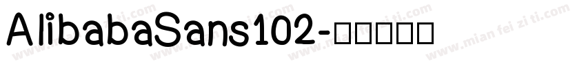 AIibabaSans102字体转换