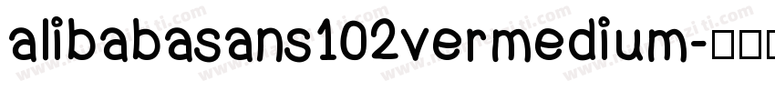 alibabasans102vermedium字体转换