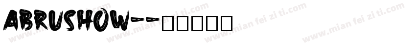 Abrushow-字体转换