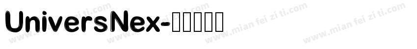 UniversNex字体转换