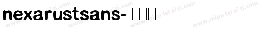nexarustsans字体转换