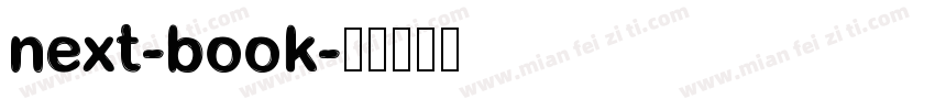next-book字体转换