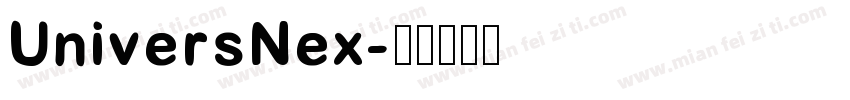 UniversNex字体转换