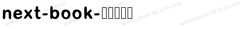 next-book字体转换