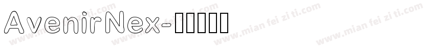 AvenirNex字体转换
