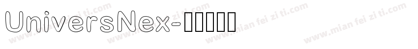 UniversNex字体转换