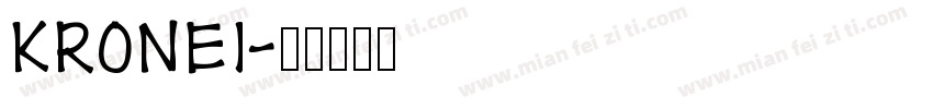 KRONEI字体转换