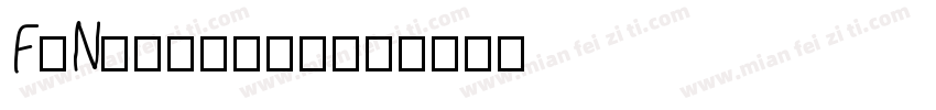 FZNewXiuli字体转换