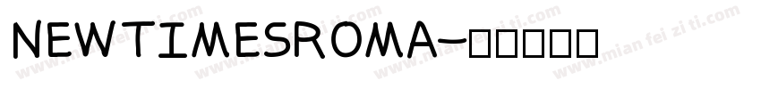 NEWTIMESROMA字体转换