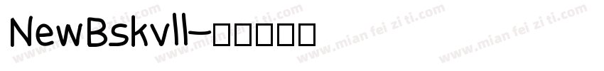 NewBskvll字体转换