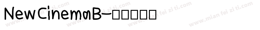 NewCinemaB字体转换