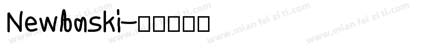 Newbaski字体转换
