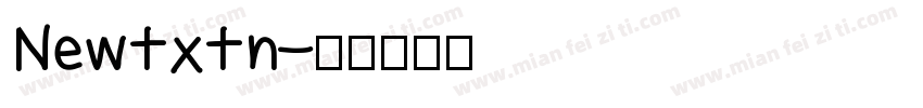 Newtxtn字体转换
