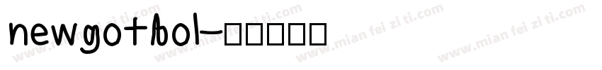 newgotbol字体转换