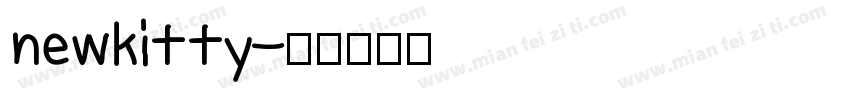 newkitty字体转换