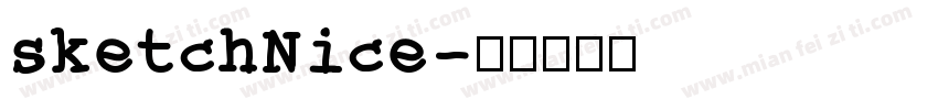 sketchNice字体转换