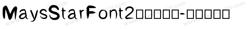 MaysStarFont2中括号字体字体转换
