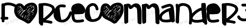 ForceCommander3DRegular-JRmP7字体转换